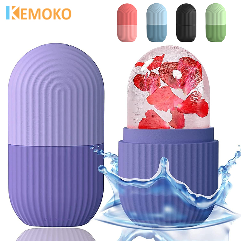 Skincare Scora - Plateaux à glaçons en Silicone, rouleau