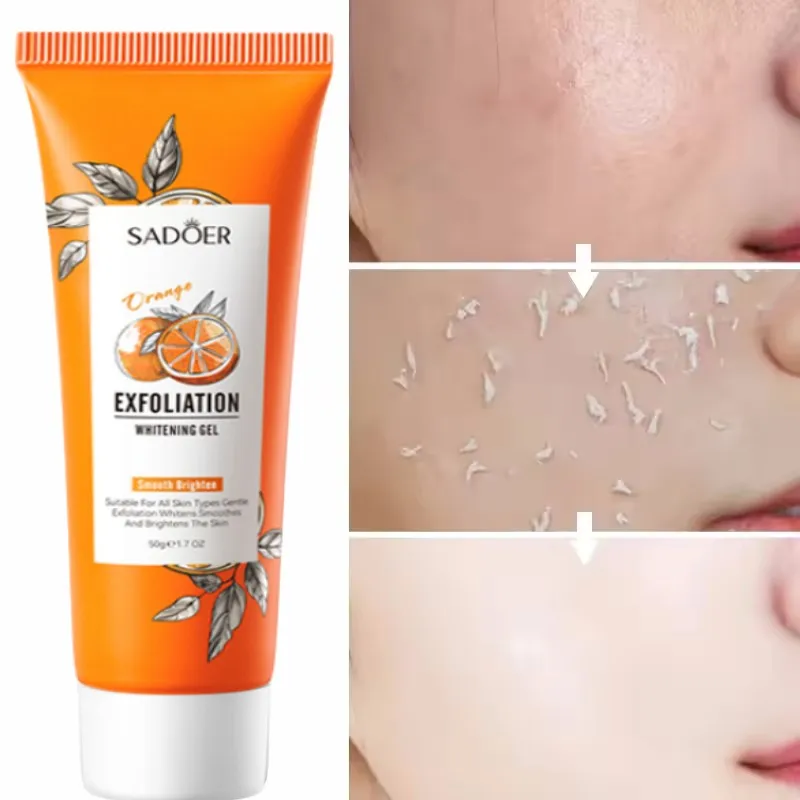 Aha Bha Exfoliant - Gel exfoliant Orange pour le visage,