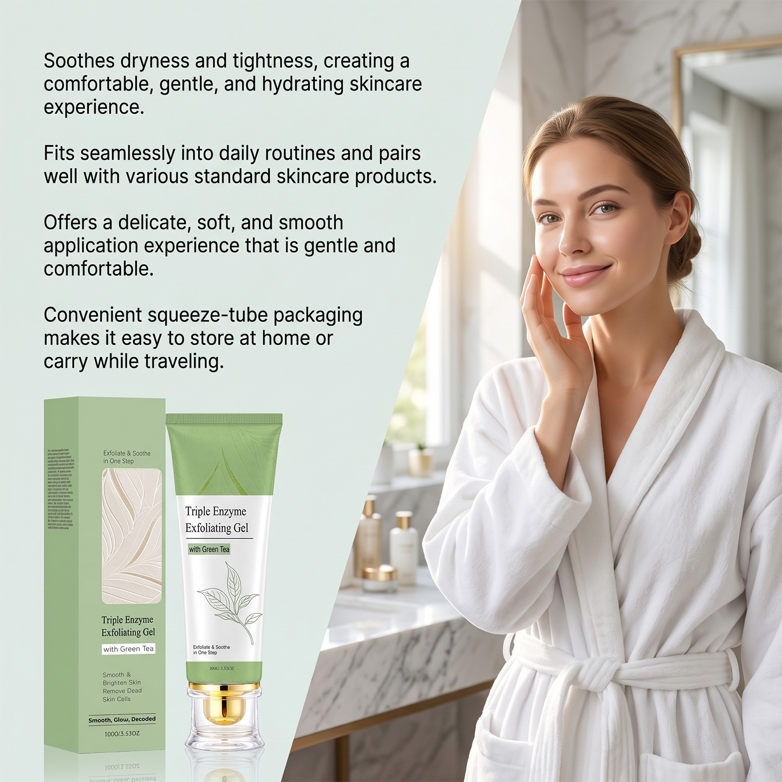 Gel exfoliant au thé vert, net - Aha Bha Exfoliant avis et prix