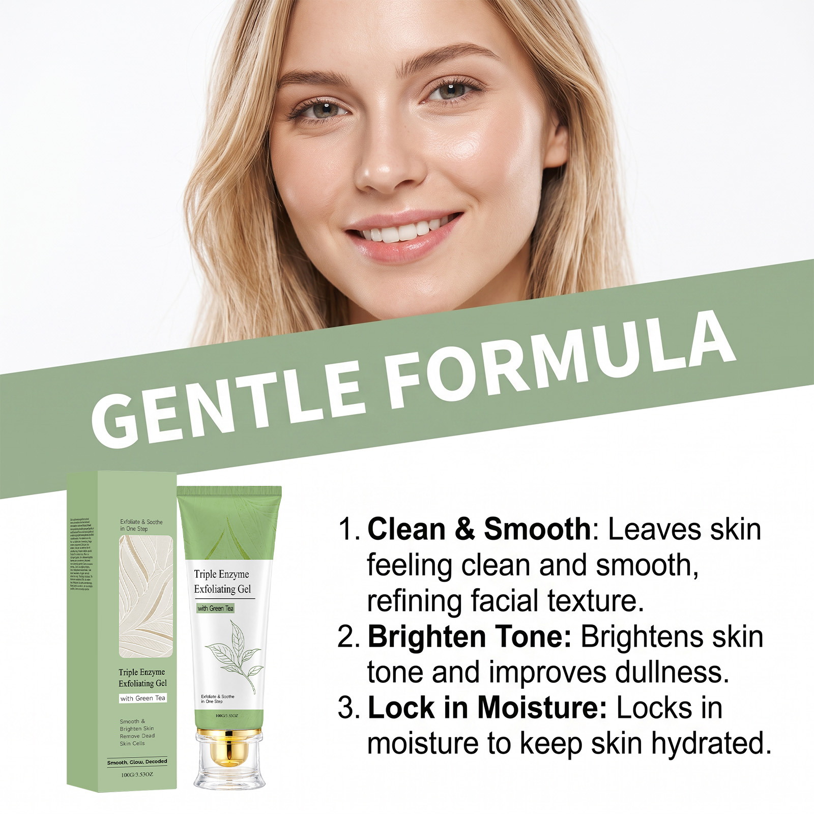 Gel exfoliant au thé vert, net - Aha Bha Exfoliant avis et prix