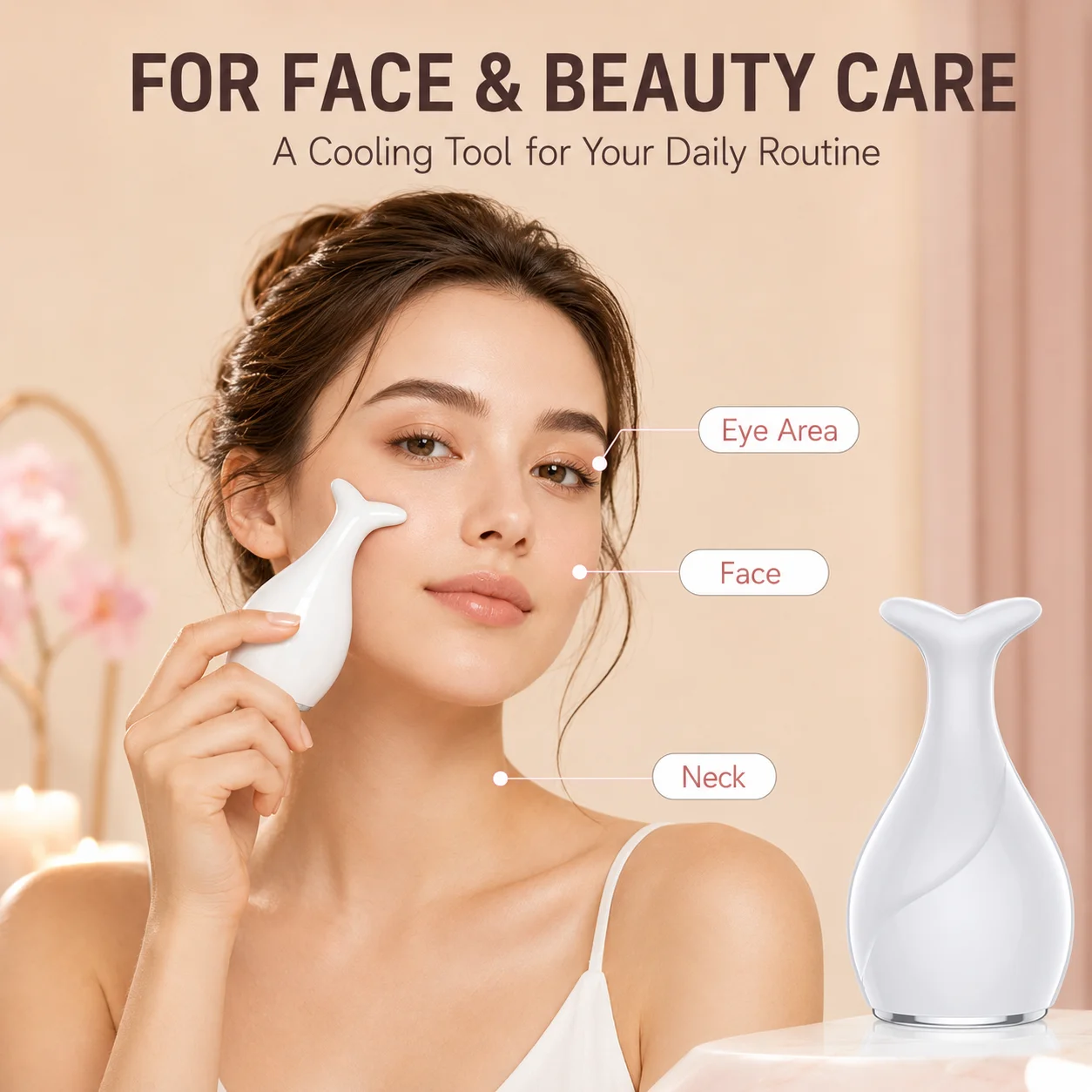 Rouleau de massage facial en f - Skincare Scora avis et prix