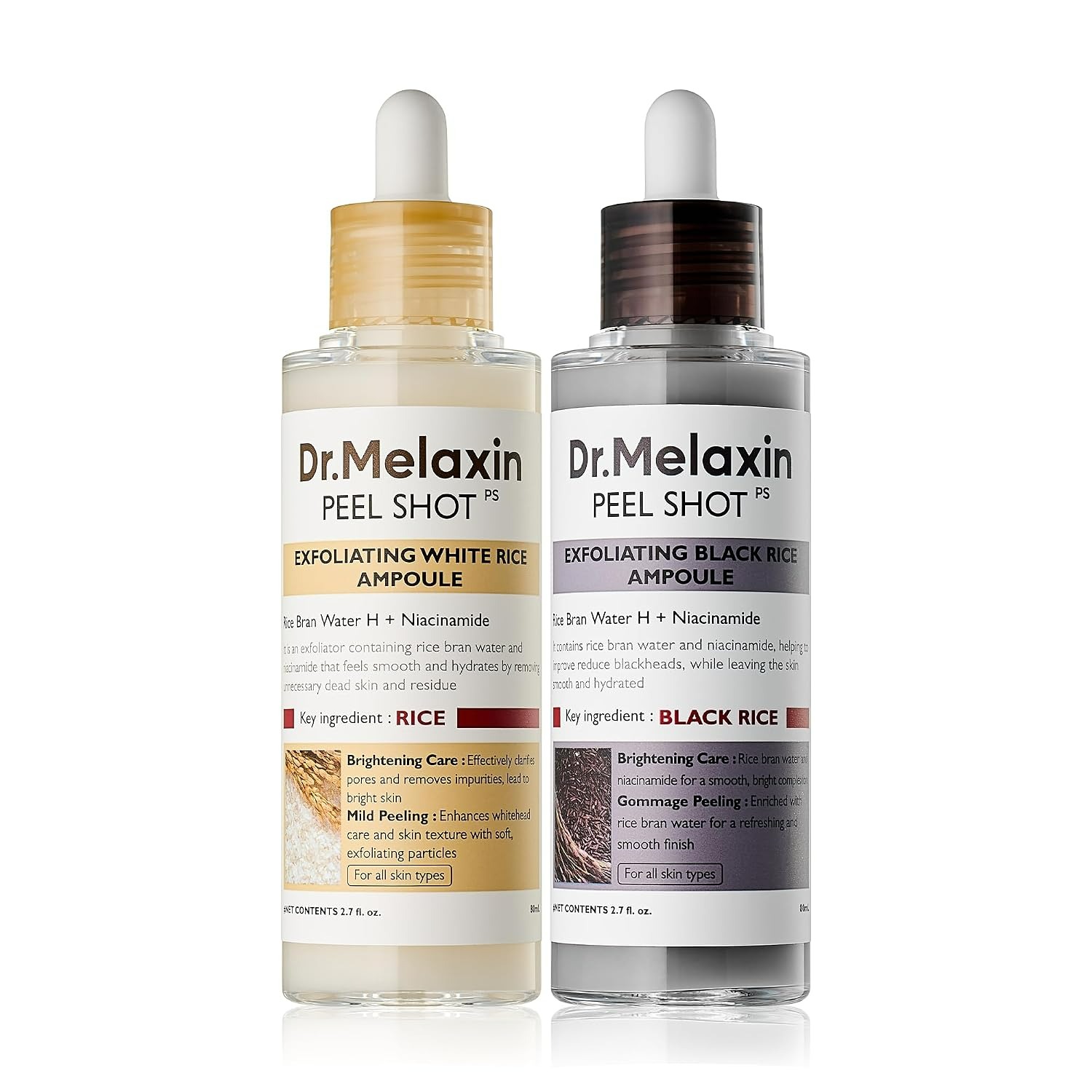 Ampoule exfoliante au riz noir - Aha Bha Exfoliant avis et prix